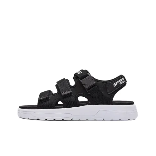 361° Beach Sandals Men Black/White