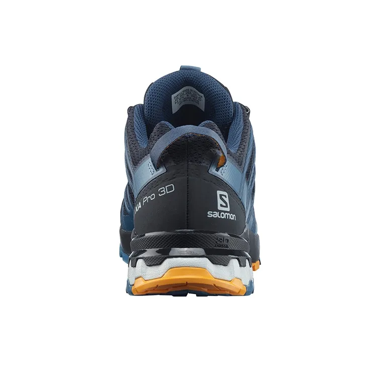 SALOMON XA Pro 3D V8 Wear-Resistant Low-Top Trekking Shoes Men's Black Blue-3