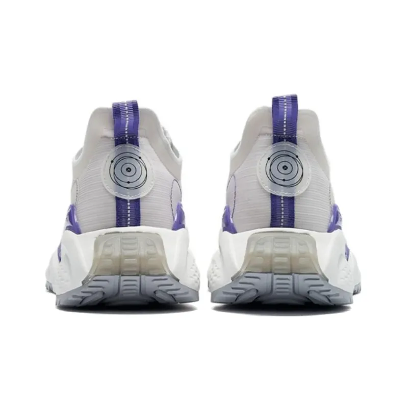 XTEP Star-X Mecha Anti-Slip And Wear-Resistant Breathable Low-Top Sports Casual Shoes Men's White Purple-3