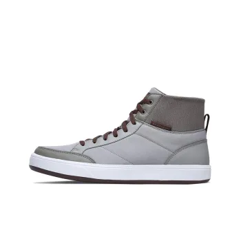 Skechers ON THE GO Anti-Slip Wear-Resistant Mid-Top Skateboard Shoes Men's Khaki