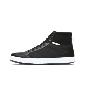 Skechers ON THE GO Go Vulc 2 Anti-Slip Wear-Resistant Mid-Top Skateboard Shoes Men's Black White