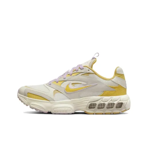 Nike Zoom Air Fire Running Shoes Women's Low-Top White/Yellow