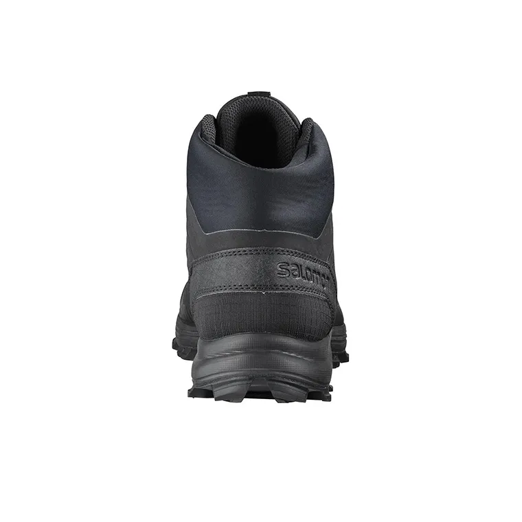 SALOMON Abrasion Resistant Mid Top Trekking Shoes Men's Black-3