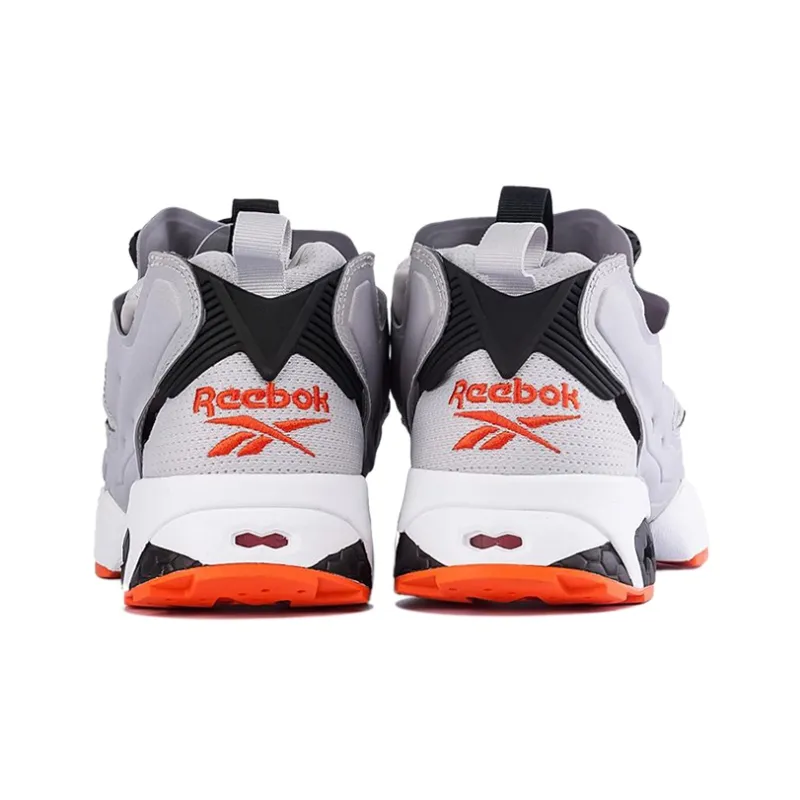 Reebok Instapump Fury OG Wear-Resistant Low-Top Running Shoes Men's Gray Orange-3