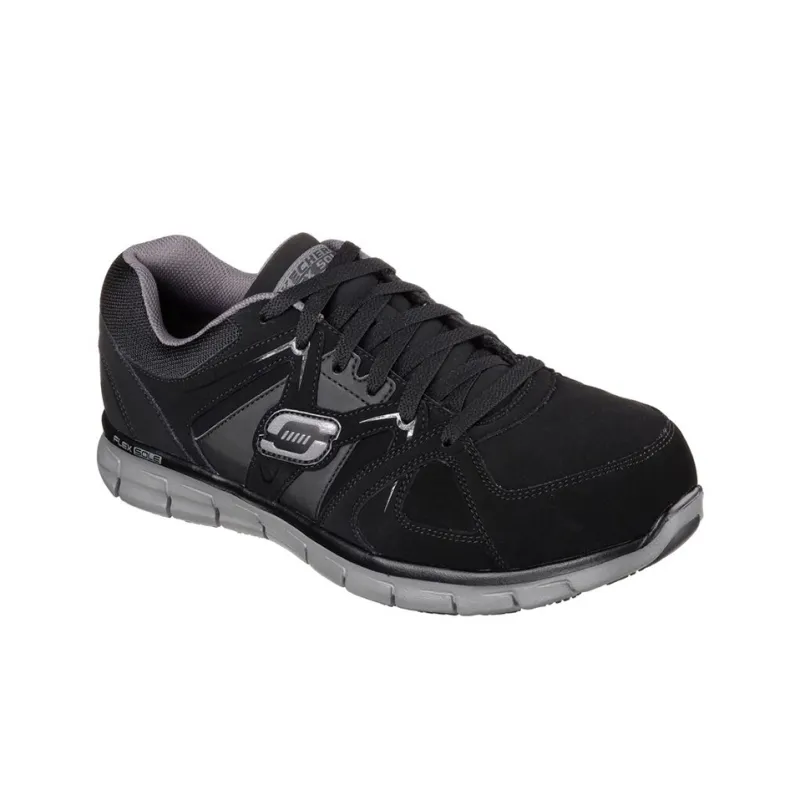 Skechers Synergy Cushioning Anti-Slip And Wear-Resistant Low-Top Casual Shoes Men's Black-2