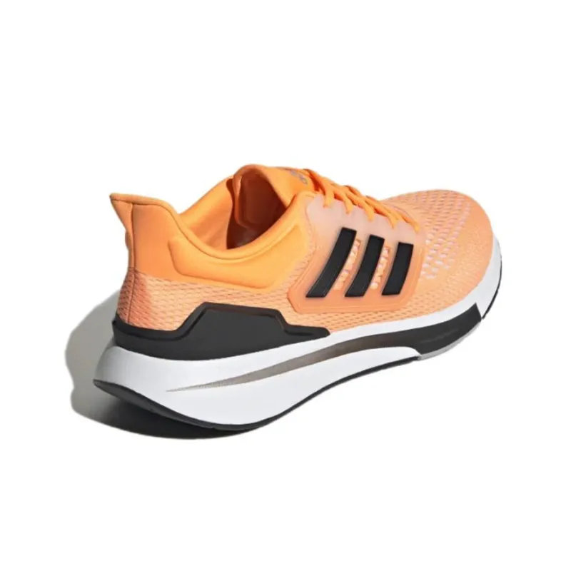 Adidas EQ21 Run Anti-Slip And Wear-Resistant Breathable Low-Top Running Shoes Men's Orange-3