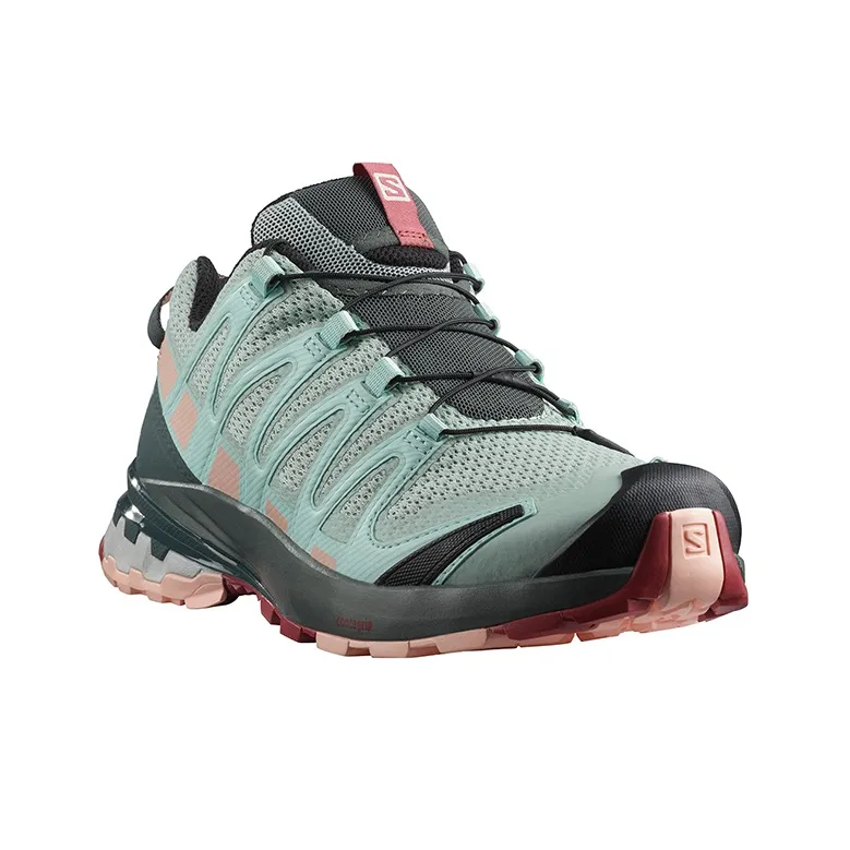SALOMON XA Pro 3D V8 Outdoor Shoes Women's Low Top Teal/Black-1