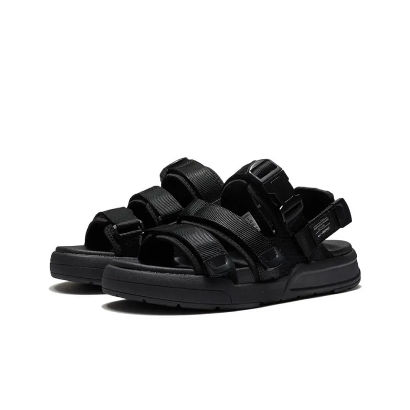 LiNing Coca Sports Sandals Black-2