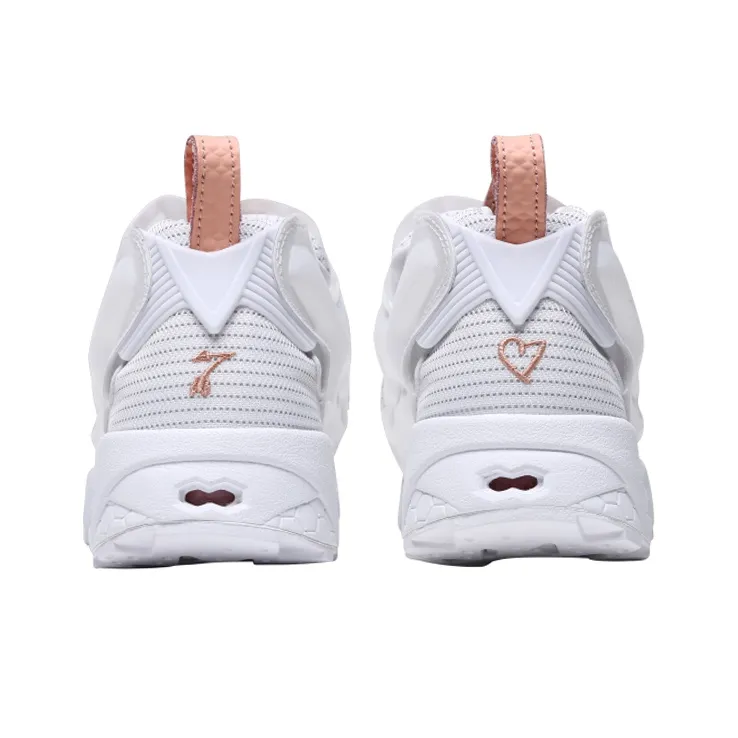 Reebok Instapump Fury Anti Slip Wear Resistant Low Top Casual Running Shoes Unisex Cloud White-3