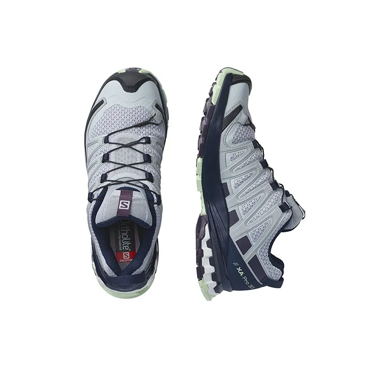 SALOMON XA Pro 3D V8 Outdoor Shoes Women's Low Top Gray-2