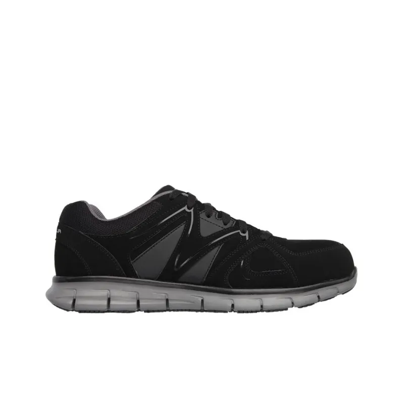 Skechers Synergy Cushioning Anti-Slip And Wear-Resistant Low-Top Casual Shoes Men's Black-1