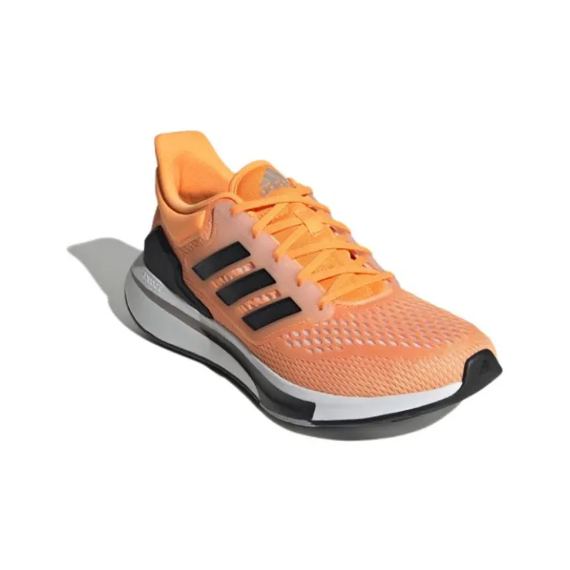 Adidas EQ21 Run Anti-Slip And Wear-Resistant Breathable Low-Top Running Shoes Men's Orange-2