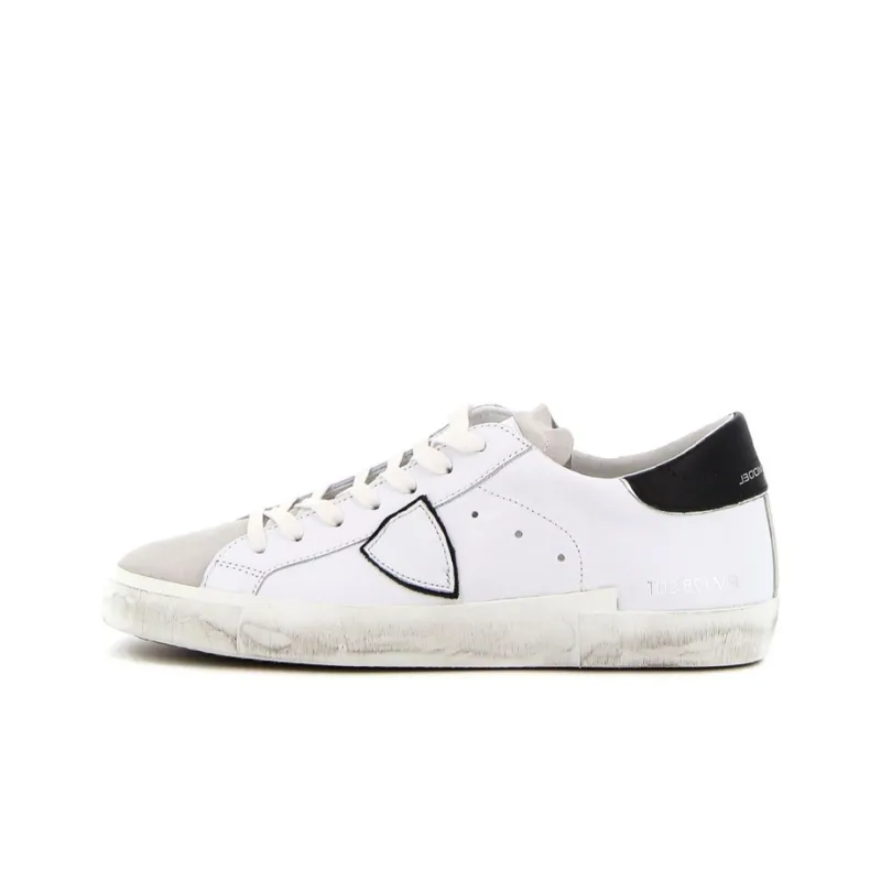 PHILIPPE MODEL Paris Distressed Effect Low-top Sneakers-0