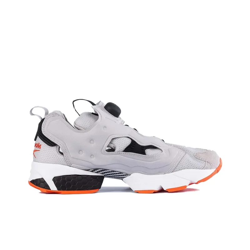 Reebok Instapump Fury OG Wear-Resistant Low-Top Running Shoes Men's Gray Orange-1