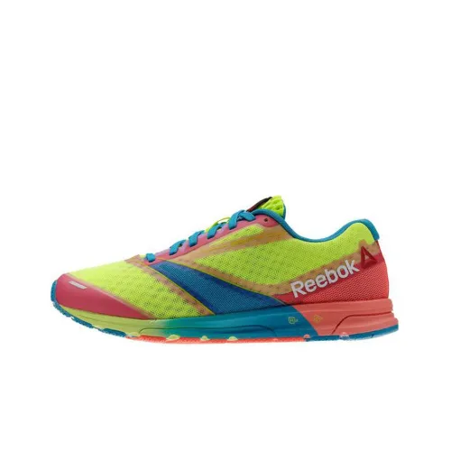 Reebok Running Shoes Women's Low-Top Neon Green/Pink