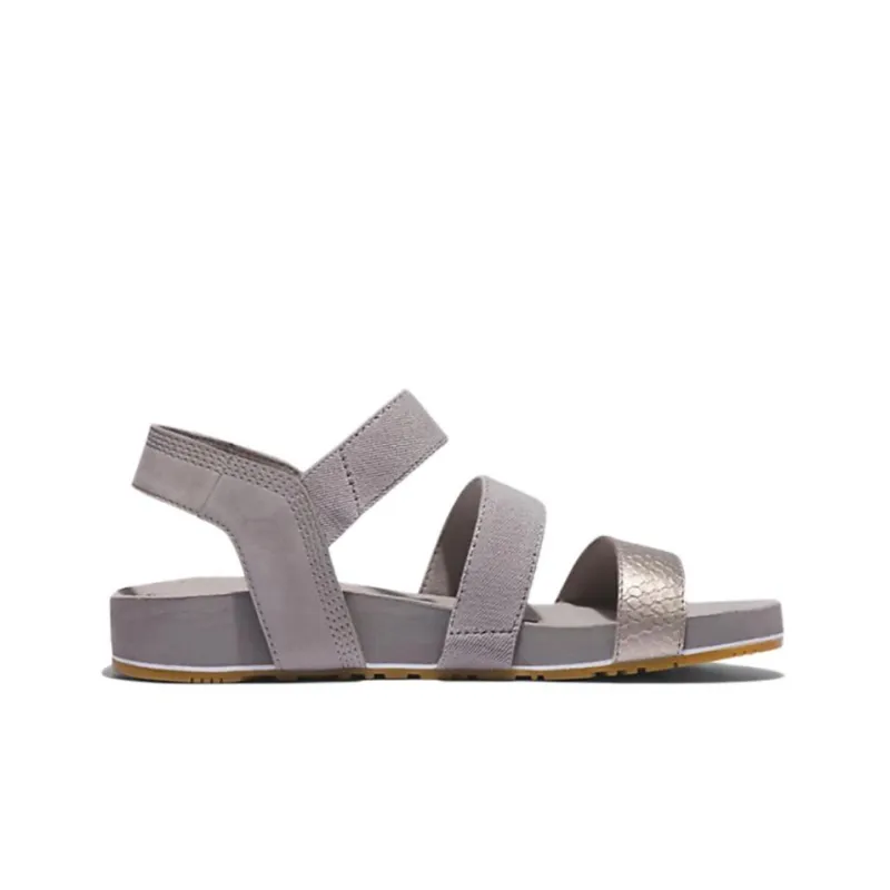 Timberland Malibu Waves Beach Sandals Women's Silver Gray-1