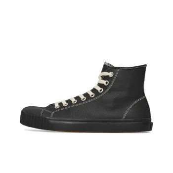 Maison Margiela Tabi High Top Skateboard Shoes Men's Black