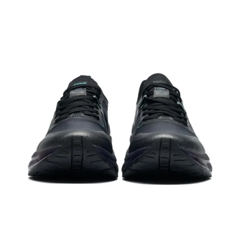 XTEP Star X Mecha Anti Slip And Wear Resistant Breathable Low Top Sports Casual Shoes Men's Black Green-1