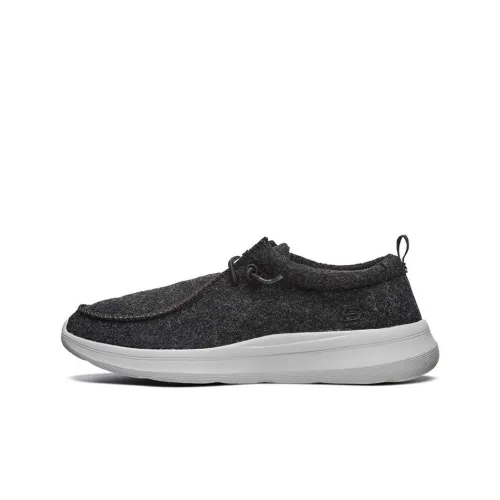 Skechers Delson 2.0 Casual Shoes Men Low-Top Black