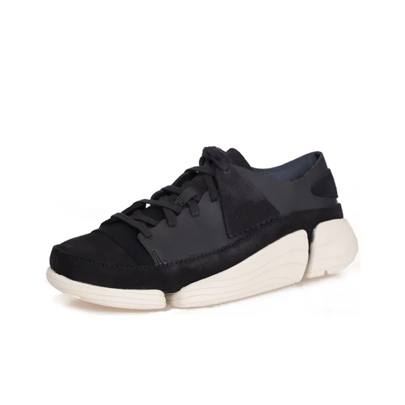 Clarks Trigenic Casual Shoes Women's Low-Top Black-2