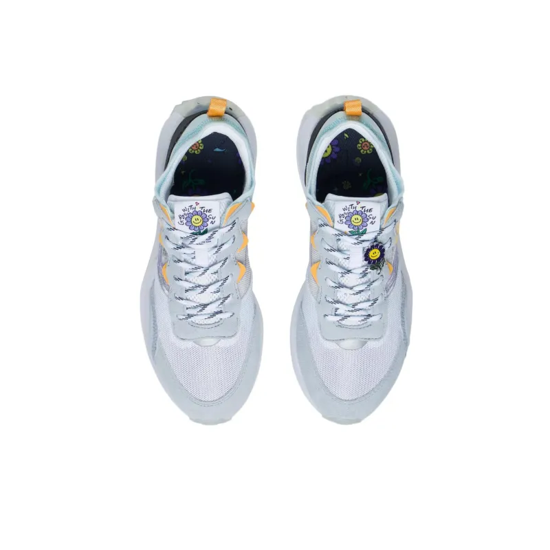 LINING Square Circle V2 Casual Shoes Women's Low Top Standard White/Dawn Gray/Black-3