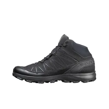 SALOMON Abrasion Resistant Mid Top Trekking Shoes Men's Black