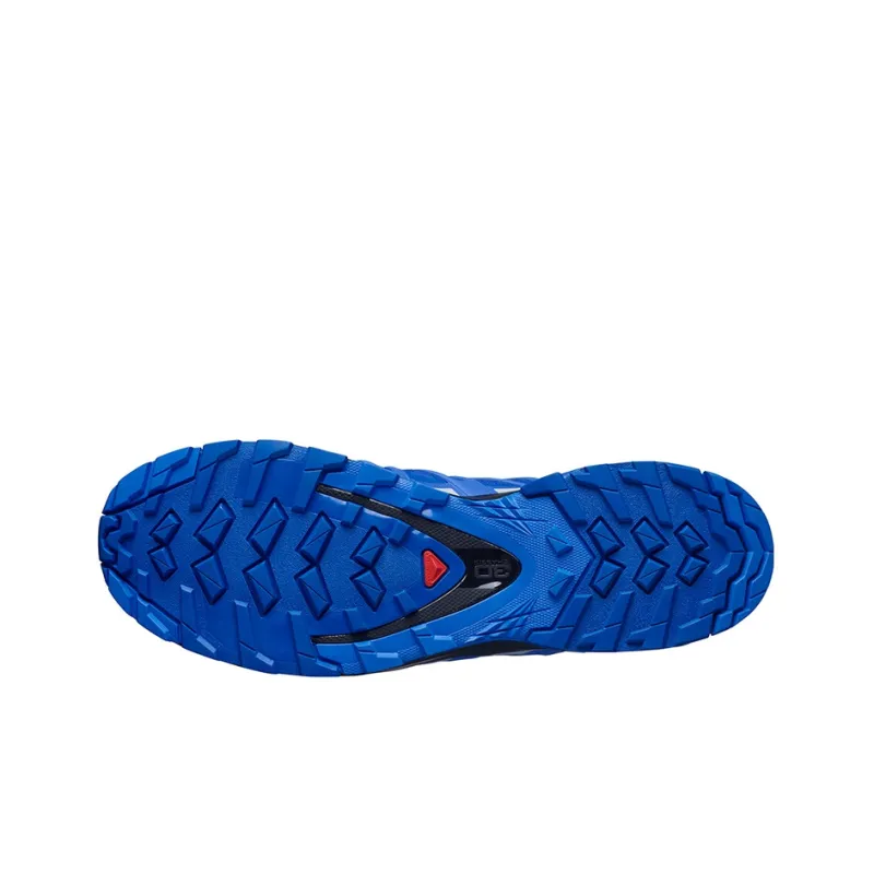 SALOMON XA Pro 3D V8 Wear-Resistant Low-Top Trekking Shoes Men's Blue-4