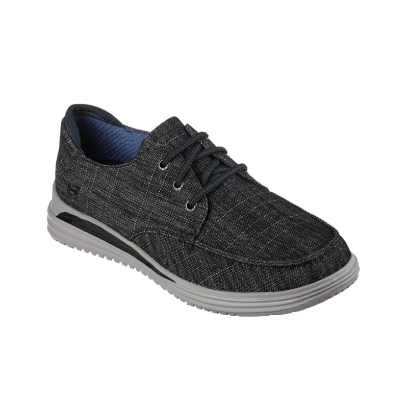 Skechers Proven Ralenzo Cushioning Wear-Resistant Low-Top Casual Shoes Men's Black-2