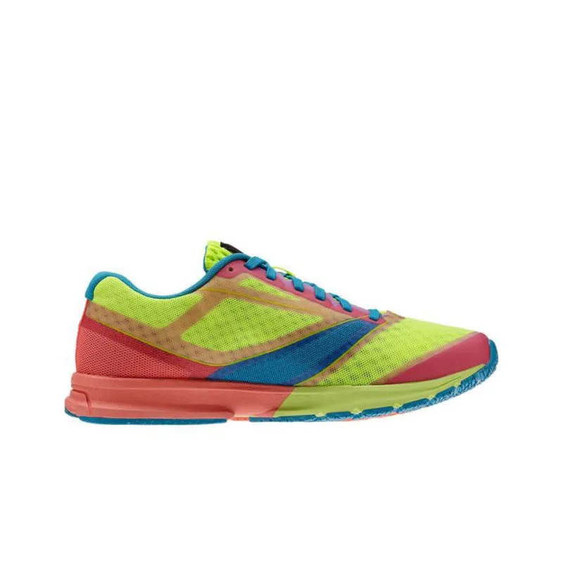 Reebok Running Shoes Women's Low-Top Neon Green/Pink-1