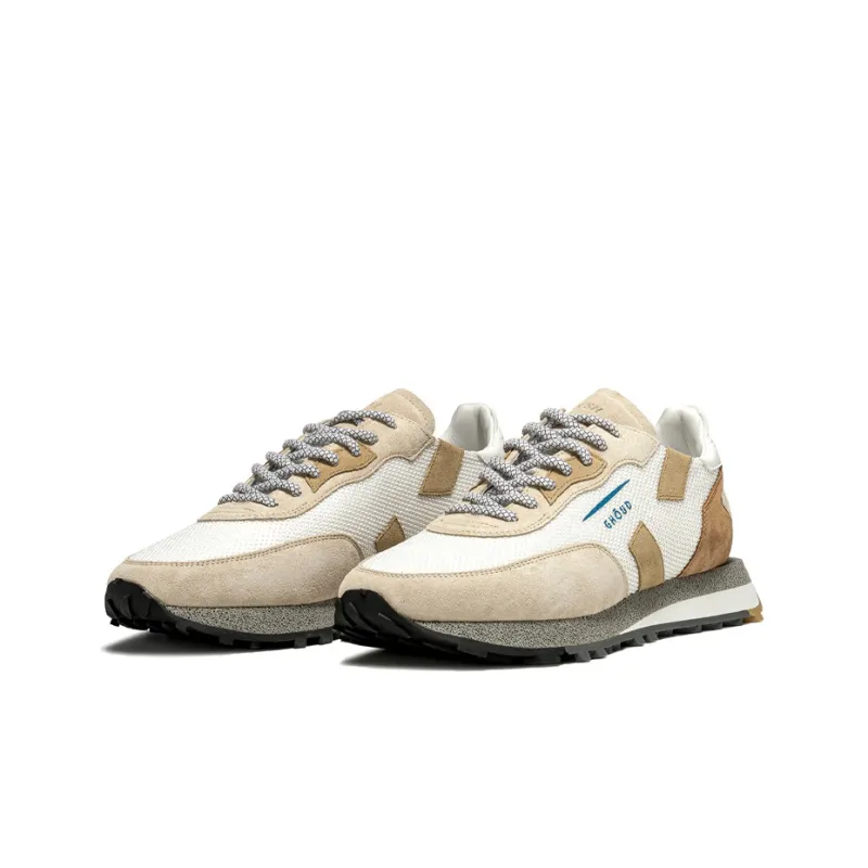 GHŌUD Rush Low Top Casual Shoes Men's White Beige-1