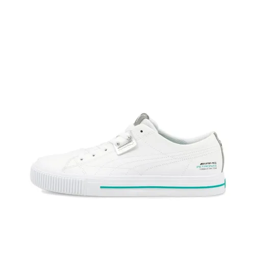 PUMA Mercedes F1 Skateboard Shoes Men Low-Top White