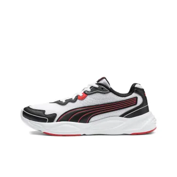 PUMA 90s Runner Running Shoes Men Low-Top White/Black/Red