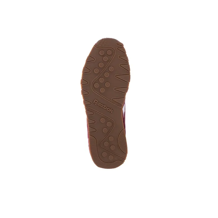 Reebok Classic Nylon Running Shoes Men Low-Top Burgundy-4