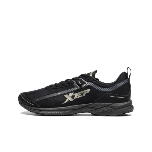 XTEP Race 160 Running Shoes Men Low-Top Black/New Metal Gold