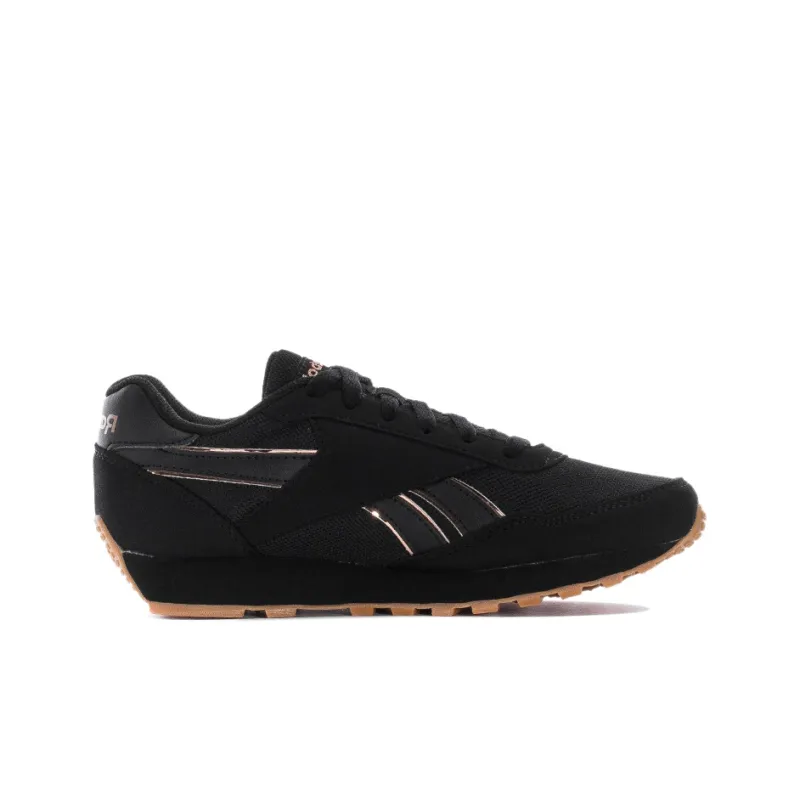 Reebok Rewind Running Shoes Women's Low Top Black/Gold-1