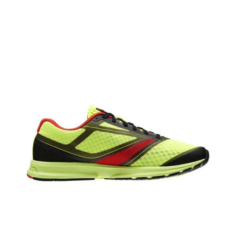 Reebok Running Shoes Men Low-Top Neon Green-1