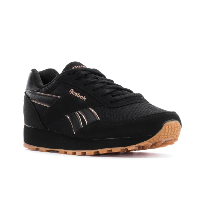 Reebok Rewind Running Shoes Women's Low Top Black/Gold-2