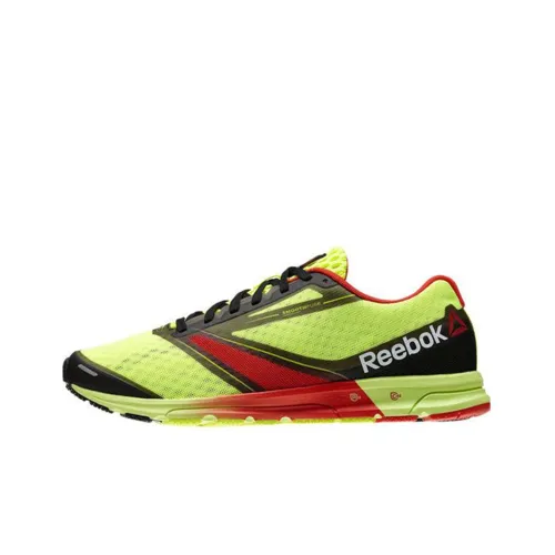 Reebok Running Shoes Men Low-Top Neon Green