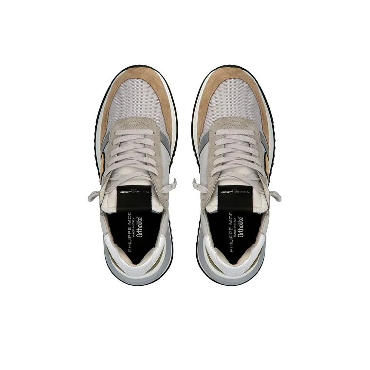 PHILIPPE MODEL Paris Side Logo-patch Sneakers-2