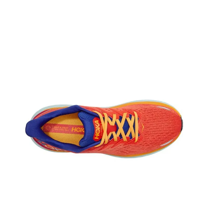 HOKA ONE ONE Clifton 8 Fiesta Orange Purple-2