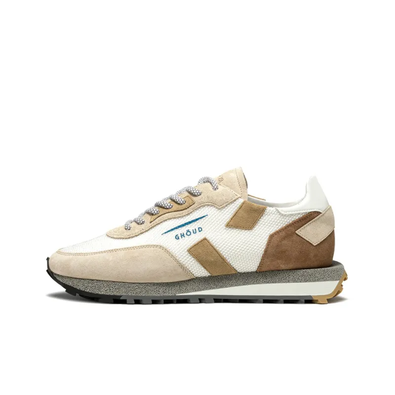 GHŌUD Rush Low Top Casual Shoes Men's White Beige-0