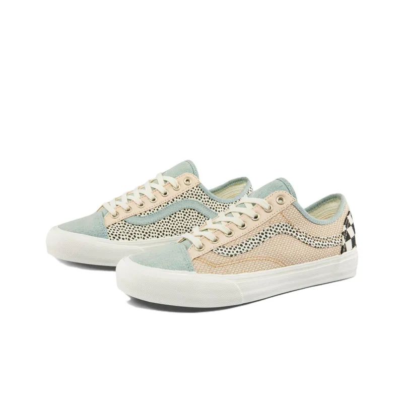 Vans Style 36 Decon Sf Low Tops Casual Skateboarding Shoes Unisex Brown Blue-1