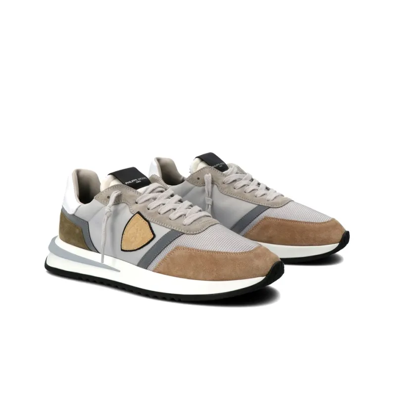 PHILIPPE MODEL Paris Side Logo-patch Sneakers-1