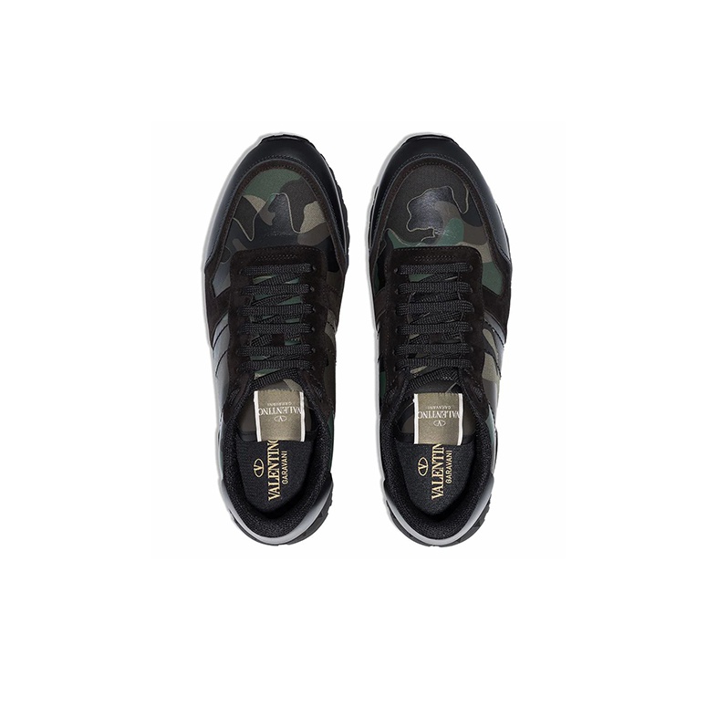 【関税＆送料込み】Valentino Garavani Rockrunner Camouflage Camouflage Rockrunner Sneaker for Man in Military Green
