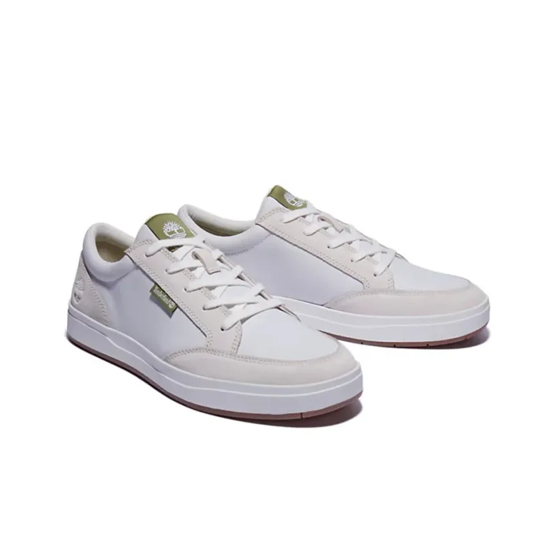 Timberland Davis Square Skateboard Shoes Men Low-Top White/Gray-1