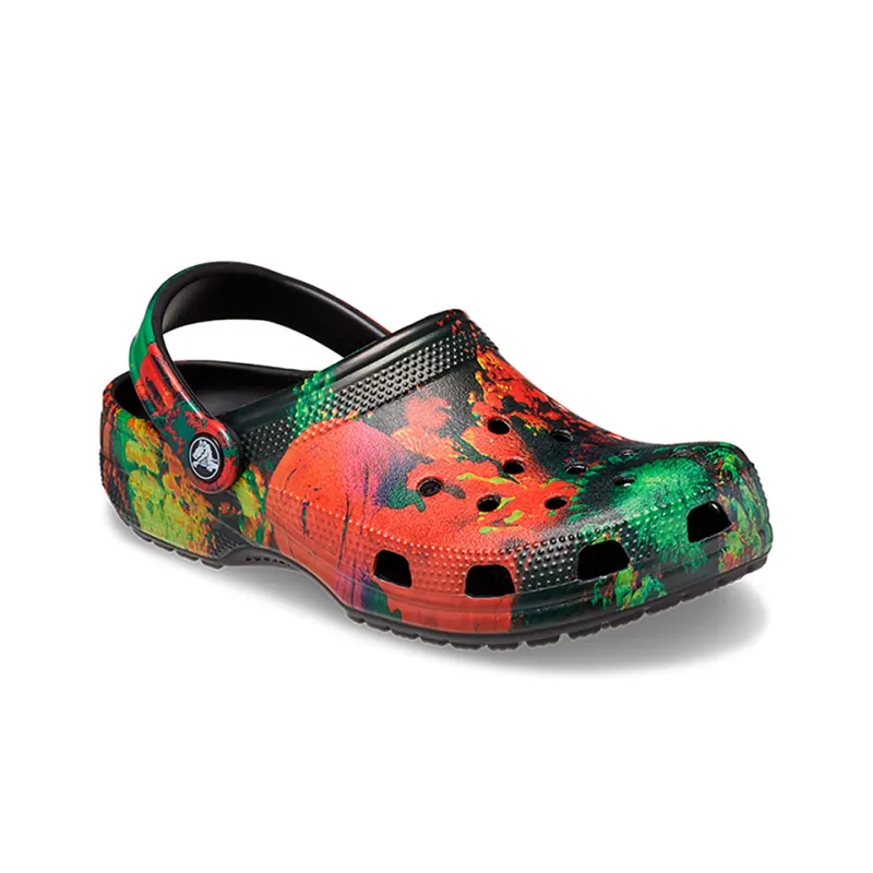 Crocs Classic Clog Beach Unisex Black Sandals 'Black'-2