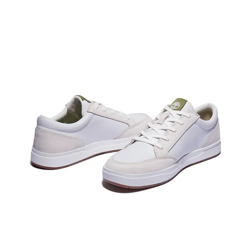 Timberland Davis Square Skateboard Shoes Men Low-Top White/Gray-2