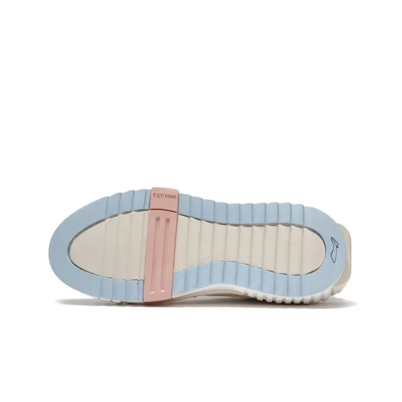 LiNing New Journey Low-Top Skateboard Shoes Women's Ecru-4