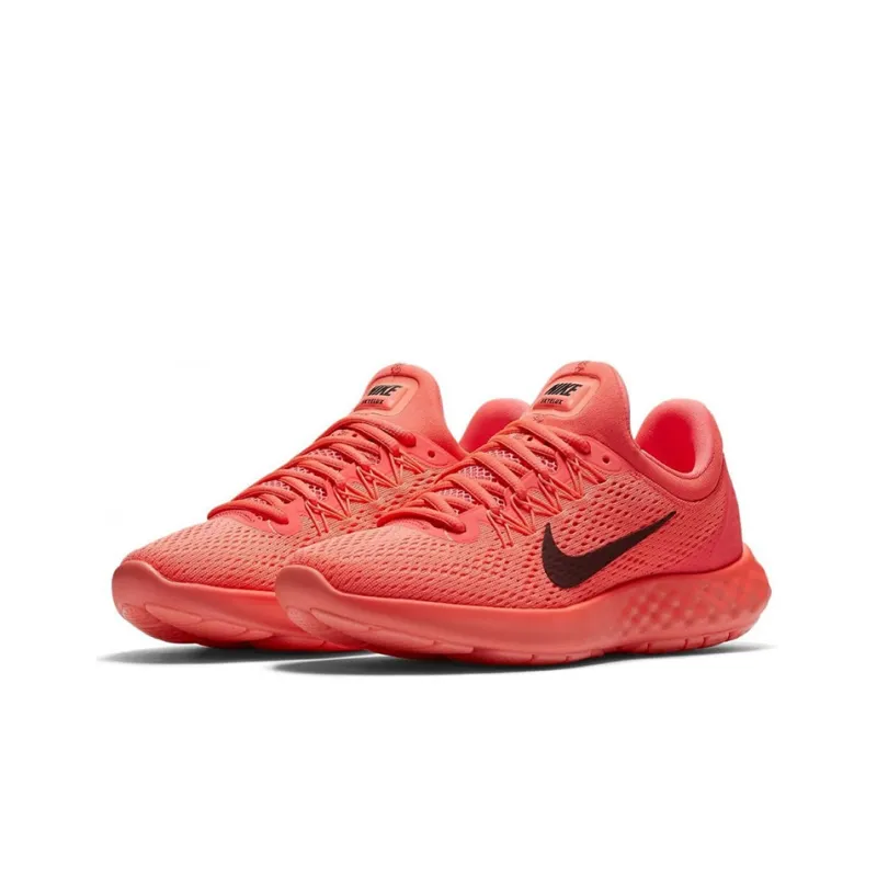 Nike Lunar Skyelu Cushioning Anti-Slip And Wear-Resistant Low-Top Running Shoes Women's Orange Red-2