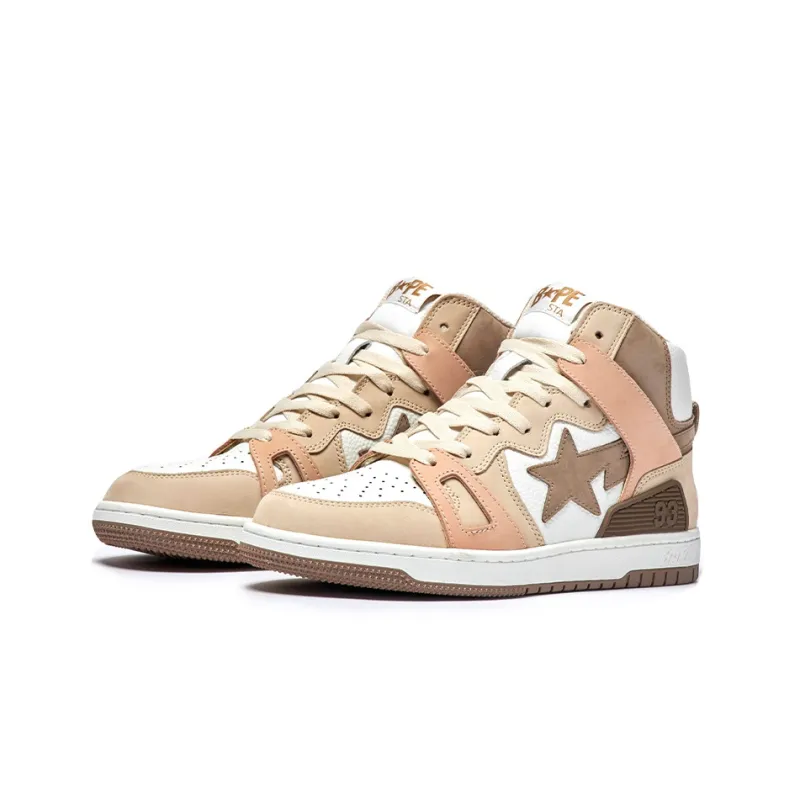 BAPE a BATHING APE Bape Sta 93 Hi Brown - POIZON